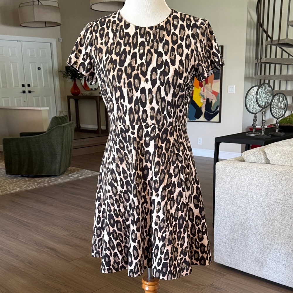 Kate Spade Leopard Print Mini Dress